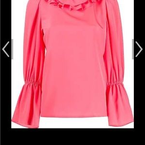 Tory Burch Rare silk Ruffle Blouse.